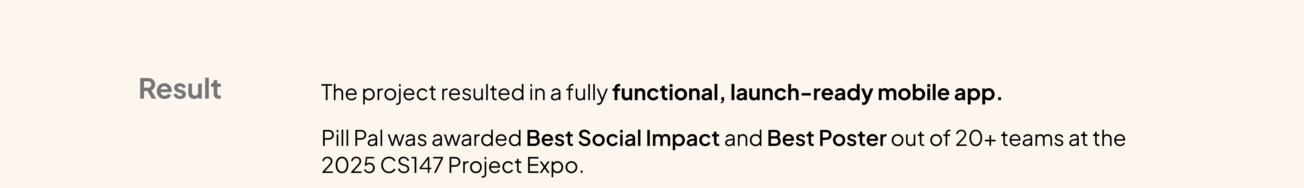 Pill Pal project page (slide 2)