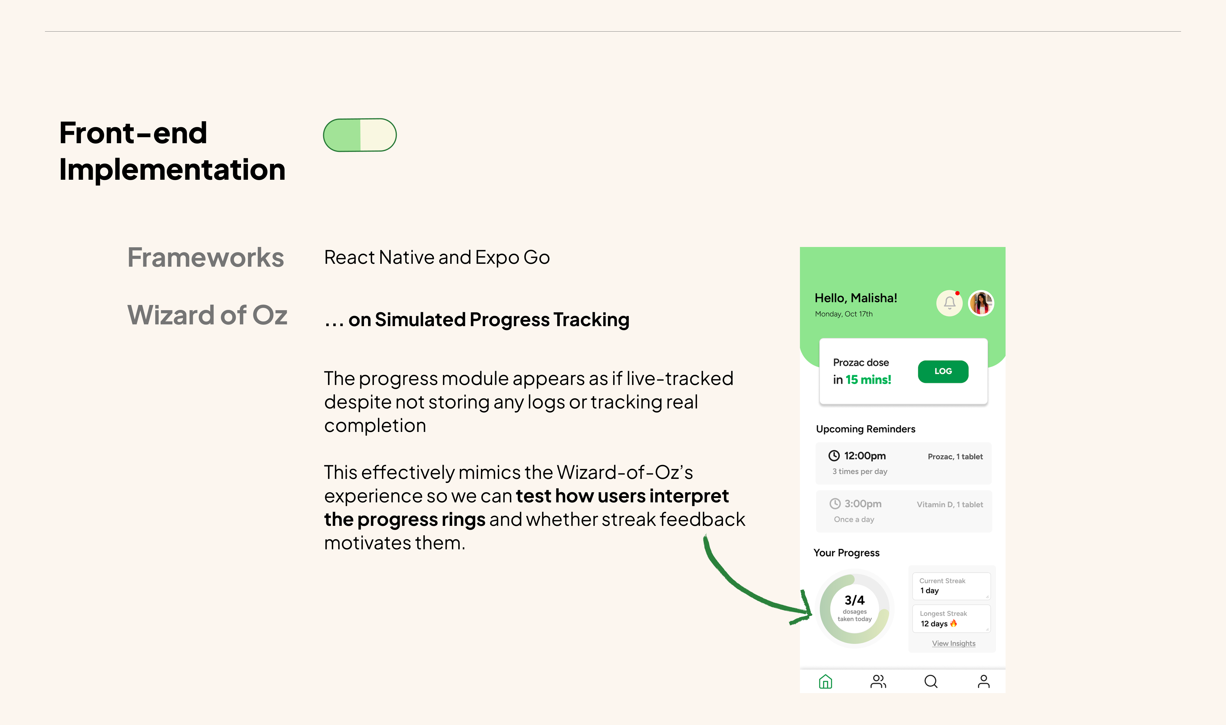 Pill Pal project page (slide 7)